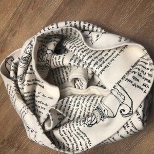 Alice in Wonderland Book Scarf